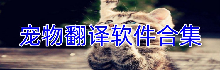 宠物翻译软件合集