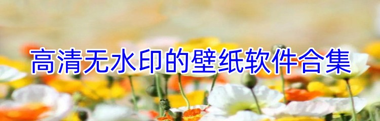 高清无水印的壁纸软件合集