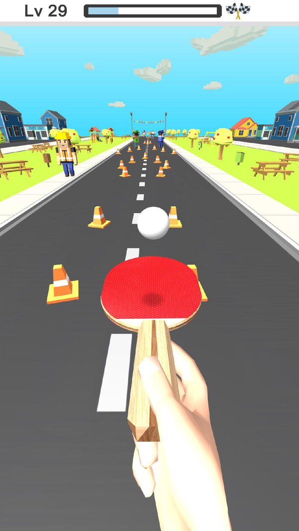 乒乓赛跑 乒乓赛跑