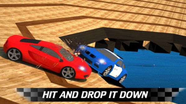 跑车撞击坠落赛手机版
