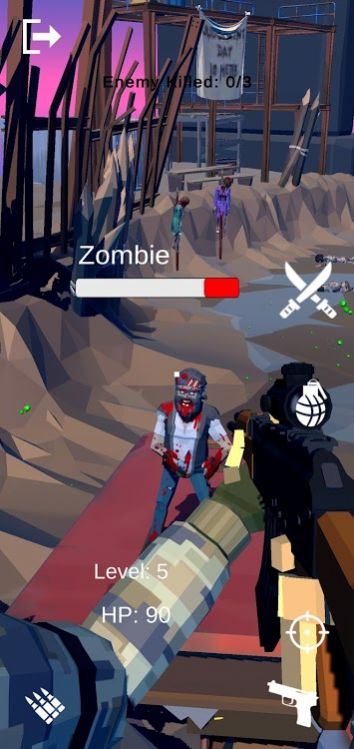 枪击僵尸入侵防御-插图2