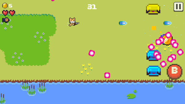 像素猫大战史莱姆-插图1