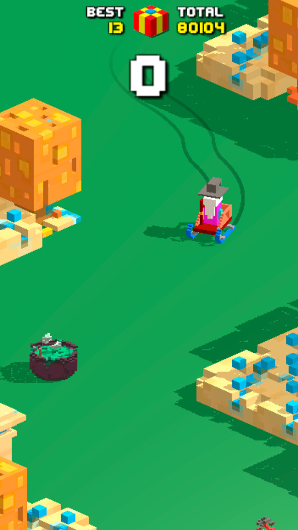 像素滑轮车圣诞-插图3