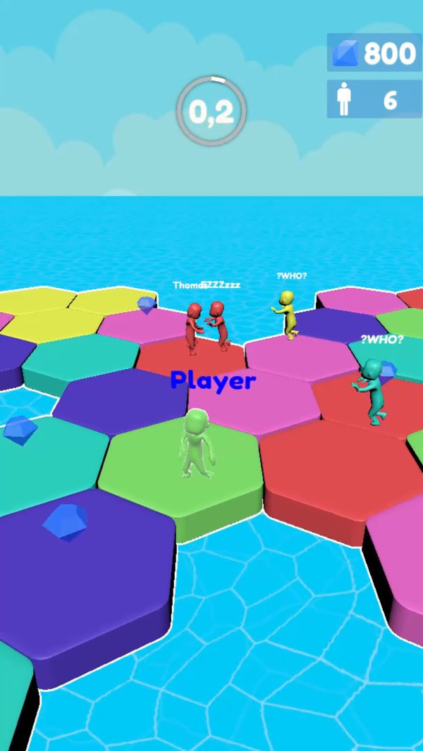 彩色人六边形淘汰赛-插图1