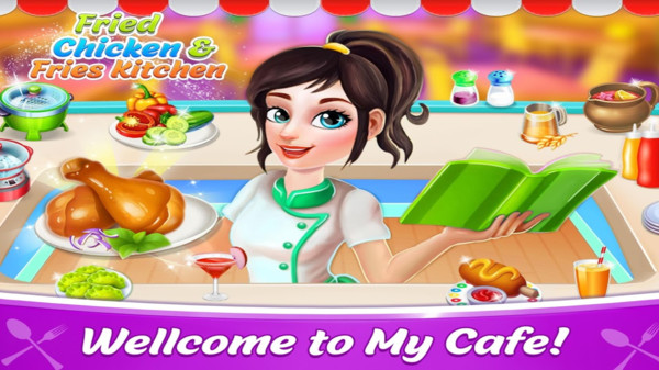 油炸鸡快餐烹饪-插图1