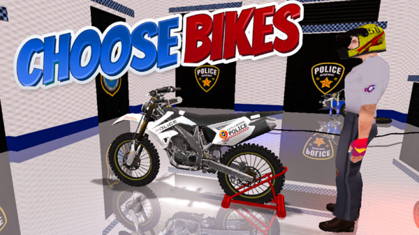 警察自行车特技-插图1