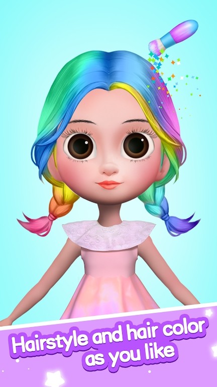 美女的舞会装扮-插图1