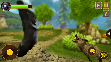 生气的大猩猩大脚怪物-插图1