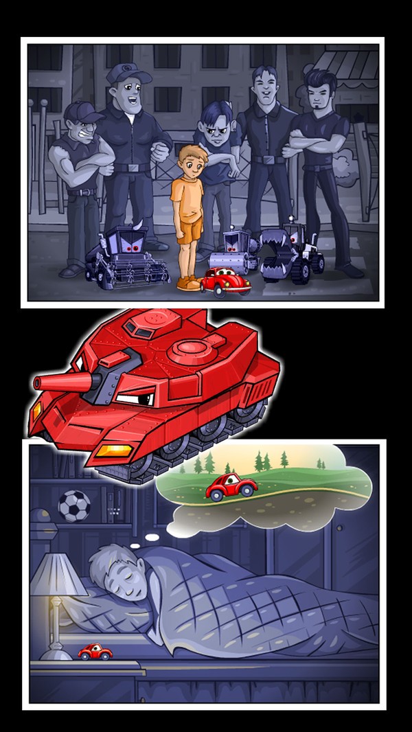 全民飞车派对大车吃小车游戏-插图1