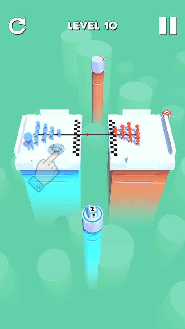 骰子拔河战游戏-插图1