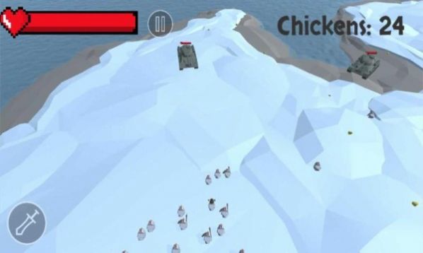 方块鸡向前冲游戏-插图2