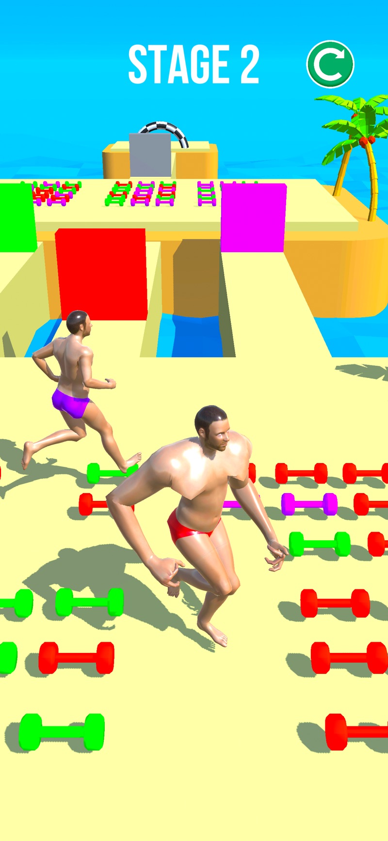 肌肉男的推物竞赛3D游戏-插图1 肌肉男的推物竞赛3D游戏-插图1
