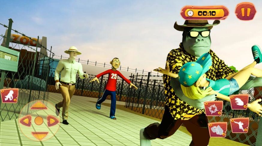 可怕的大猩猩恶作剧模拟器游戏-插图1