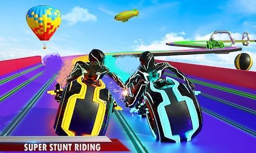 霓虹赛车坡道-插图1