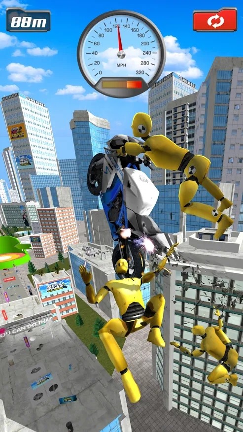 坡道摩托车跳跃-插图1