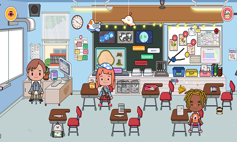 迷你校园积木玩具游戏-插图1