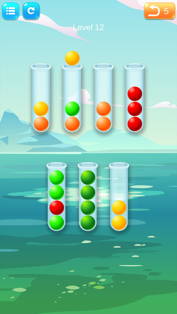 颜色水排序游戏-插图1
