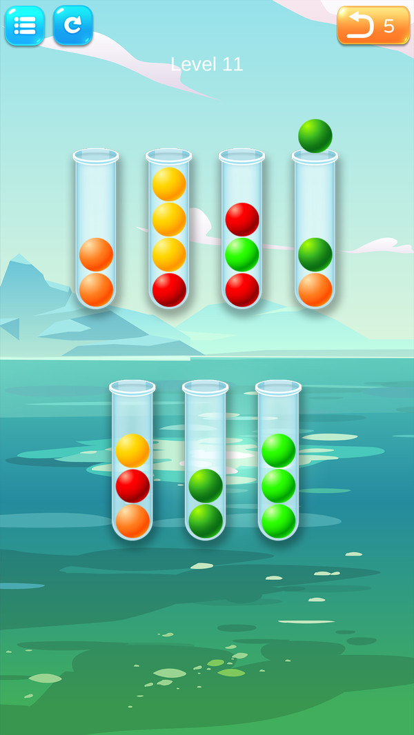 颜色水排序游戏-插图2