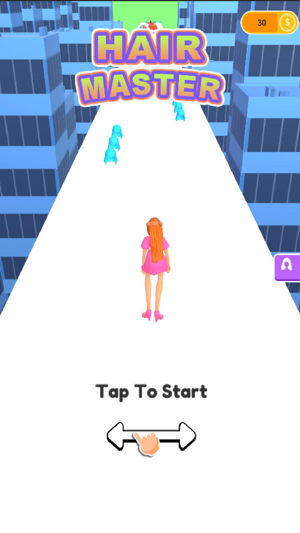 女王长发挑战游戏-插图1