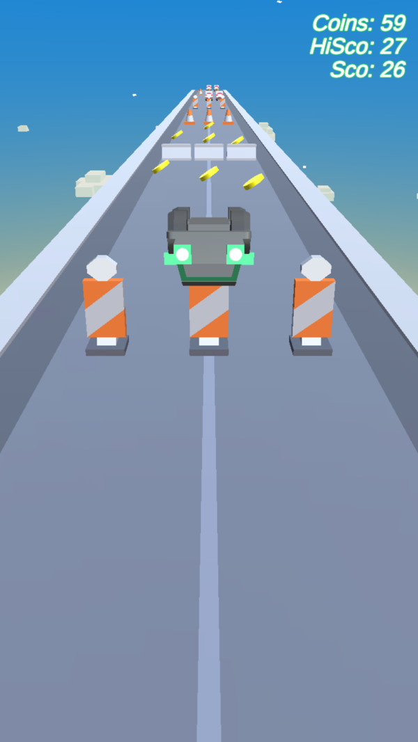 汽车天空跑游戏-插图2