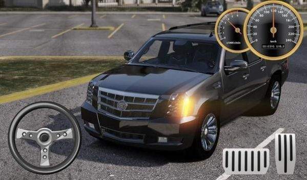 凯迪拉克豪车驾驶-插图1