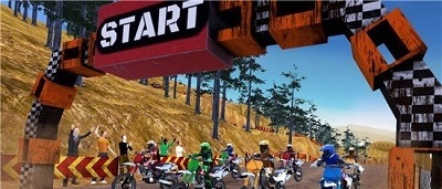 泥土路摩托车赛-插图1