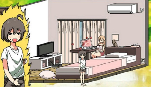 每天和家里蹲妹一起生活游戏-插图1