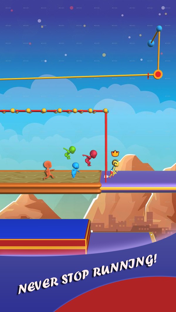 疯狂小人特技酷跑游戏-插图1