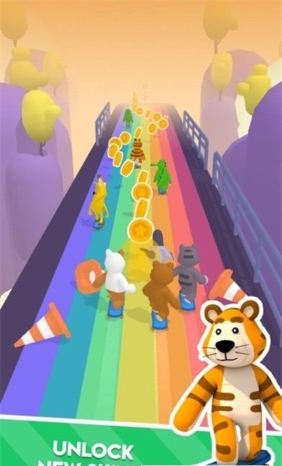 毛绒轮滑队-插图2