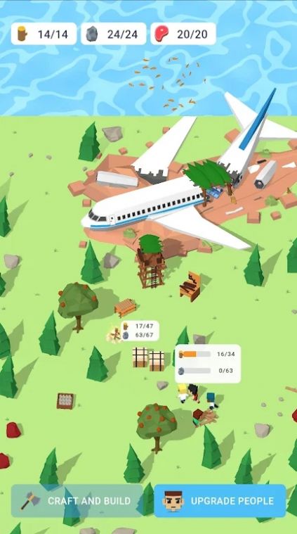 空闲飞机坠毁生存游戏-插图1