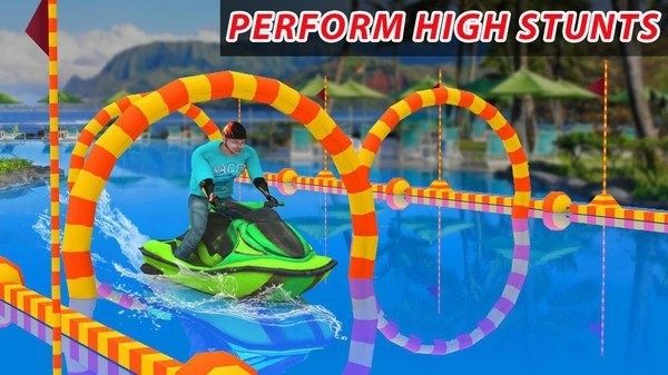 极限摩托艇特技驾驶模拟器游戏-插图1