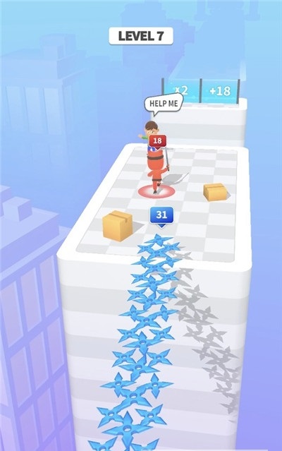 倍增飞镖救人-插图1