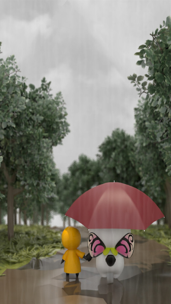 下雨的回家路-插图1
