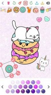 卡哇伊闪光着色游戏-插图1