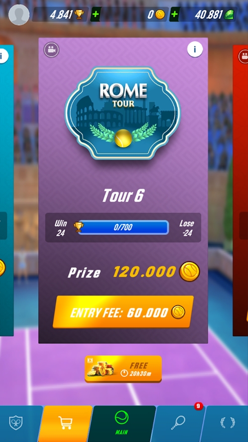 网球碰撞3D游戏-插图2 网球碰撞3D游戏-插图2