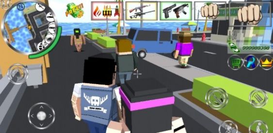 方块人犯罪啦游戏-插图1