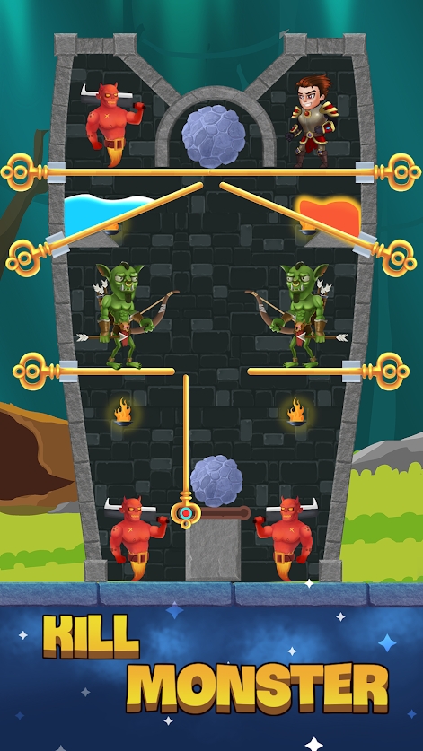 英雄别针拯救公主-插图1