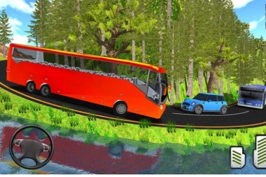 教练巴士山地越野驾驶模拟器游戏-插图1