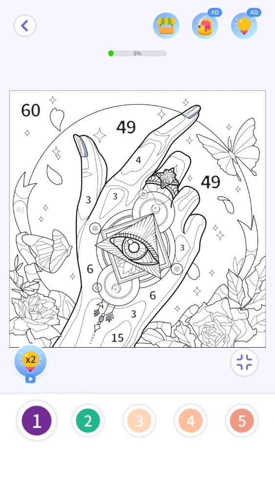 女孩彩色绘画游戏-插图1 女孩彩色绘画游戏-插图1
