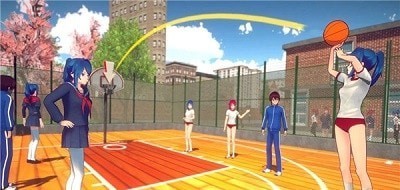 动漫高中女生生活模拟器游戏-插图1