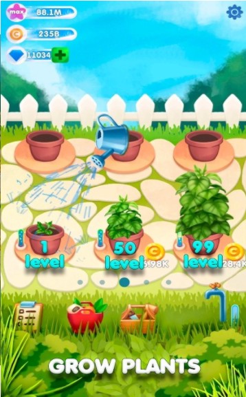 闲置植物花园游戏-插图1 闲置植物花园游戏-插图1