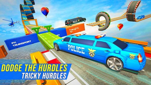 美国警察豪华轿车坡道特技-插图2