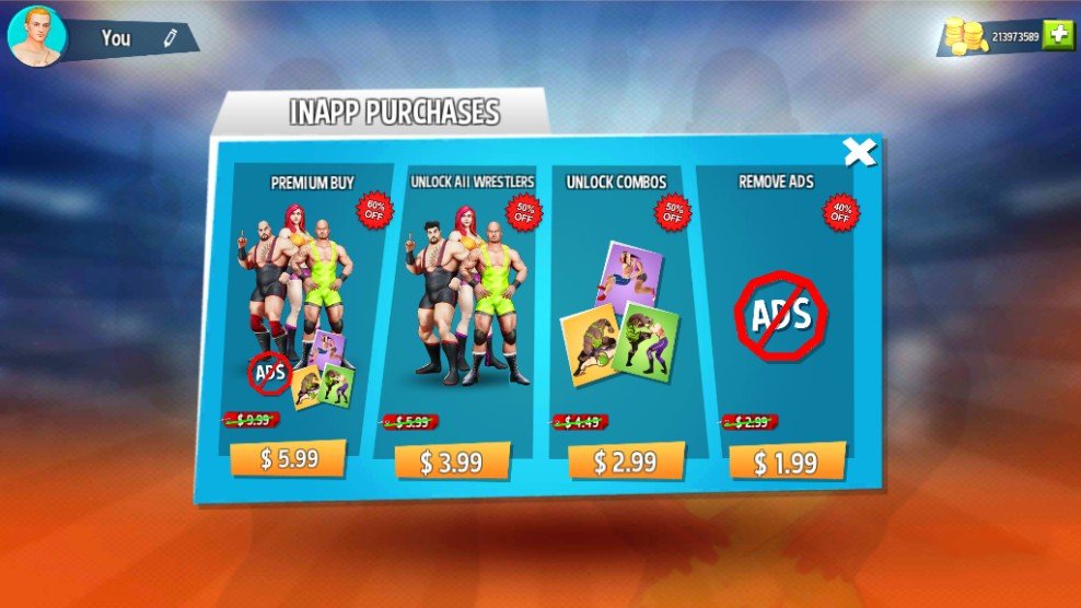 擂台摔跤冠军游戏-插图1