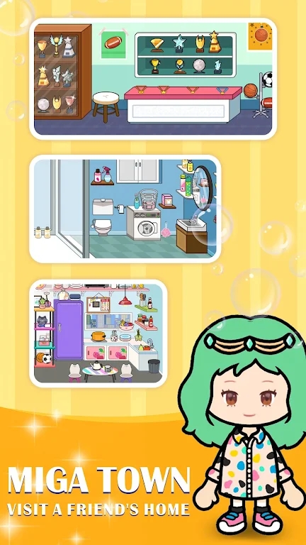 米加小镇拜访朋友的家游戏-插图2