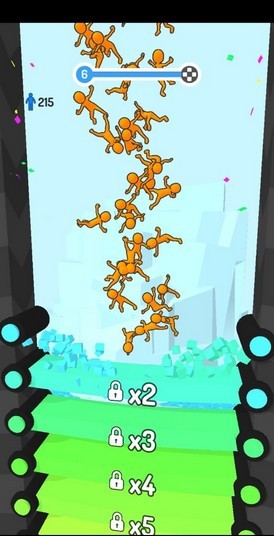 人群瀑布-插图1