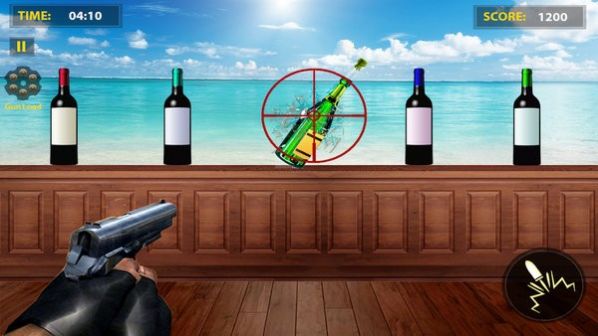 瓶子射击挑战游戏-插图1