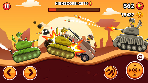 前线山丘坦克战游戏-插图1