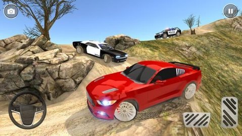 警车越野执勤游戏-插图1