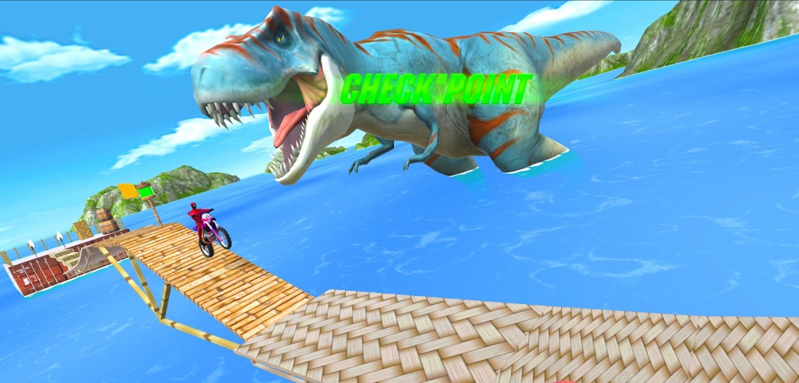 侏罗纪摩托车特技-插图2