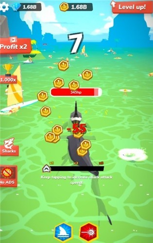 贪吃大白鲨-插图1